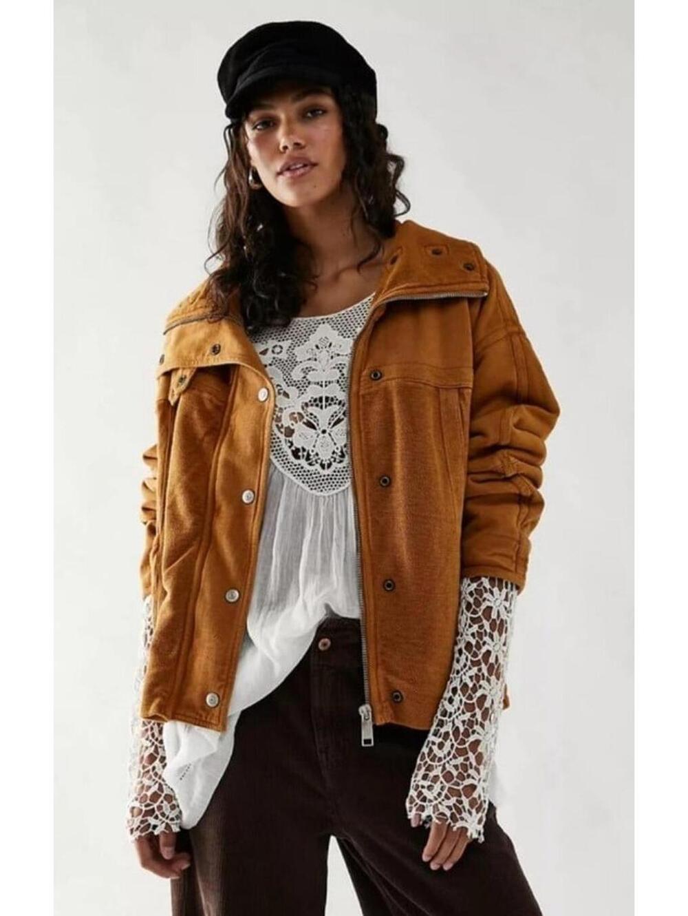 We The Free Twist It Aviator Jacket (S)